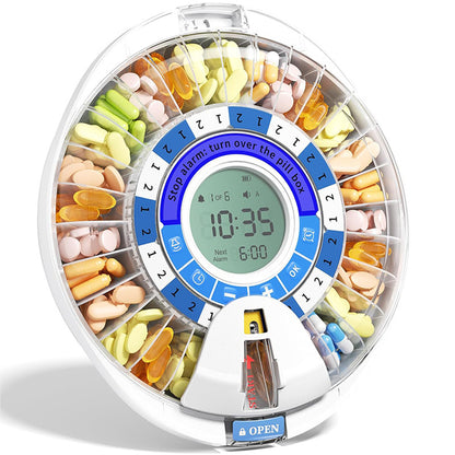 SMARTPILL Medsmart Automatic Pill Dispenser with Bluetooth, 28 Day Electronic Pill Dispenser, Home use
